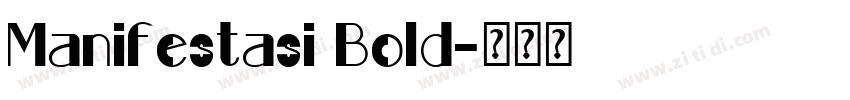 Manifestasi Bold字体转换